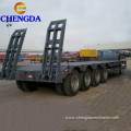 used/new 4 axles low flat bed trailer